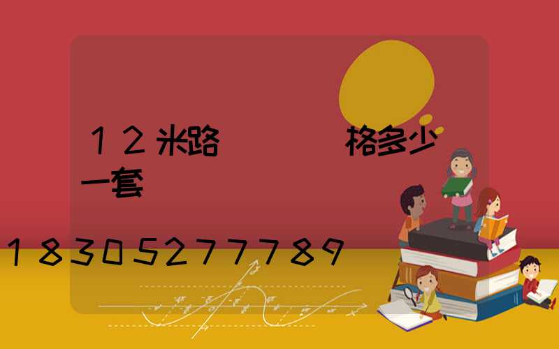 12米路燈燈桿價格多少錢一套