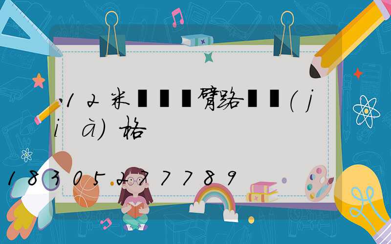 12米雙頭雙臂路燈價(jià)格
