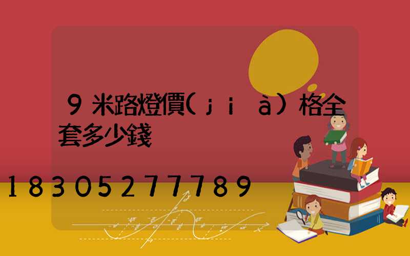 9米路燈價(jià)格全套多少錢