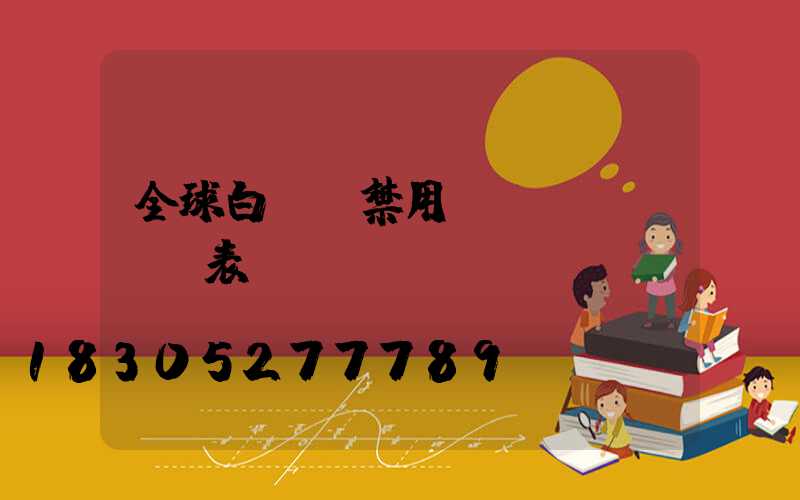 全球白熾燈禁用時(shí)間表