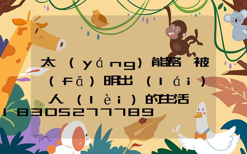 太陽(yáng)能路燈被發(fā)明出來(lái)給人類(lèi)的生活帶來(lái)了很大的方便