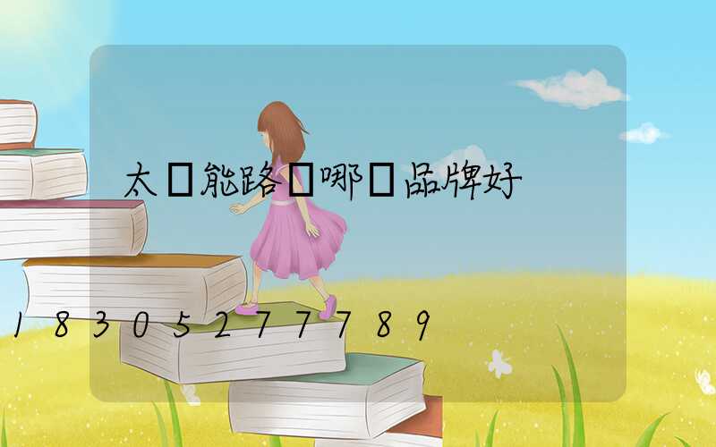 太陽能路燈哪種品牌好