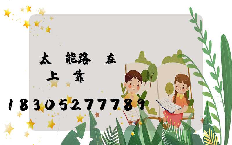 太陽能路燈在網(wǎng)上買靠譜嗎