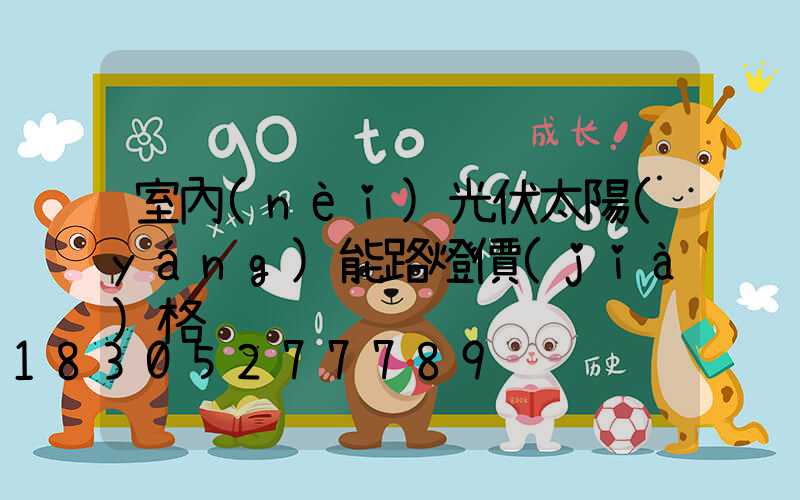 室內(nèi)光伏太陽(yáng)能路燈價(jià)格