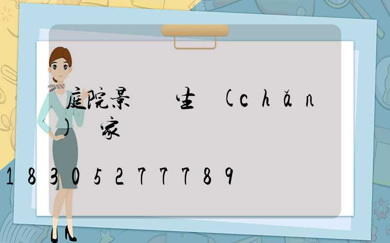 庭院景觀燈生產(chǎn)廠家