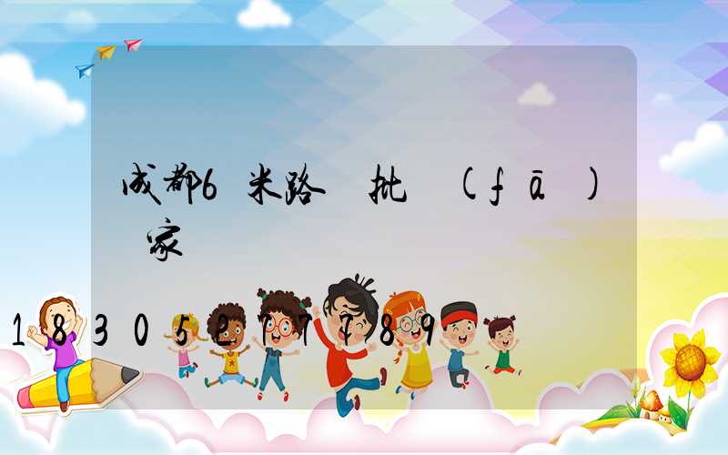 成都6米路燈批發(fā)廠家