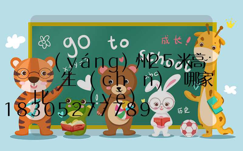 揚(yáng)州25米高桿燈生產(chǎn)廠哪家比較專業(yè)