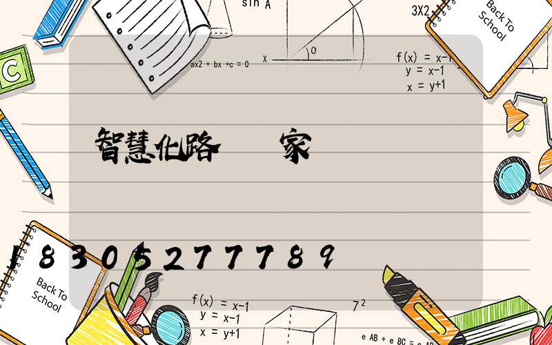 智慧化路燈廠家