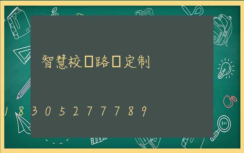智慧校園路燈定制