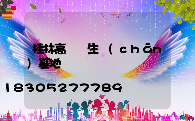 桂林高桿燈生產(chǎn)基地