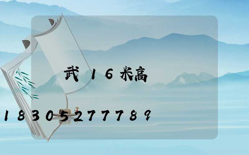 武漢16米高桿燈