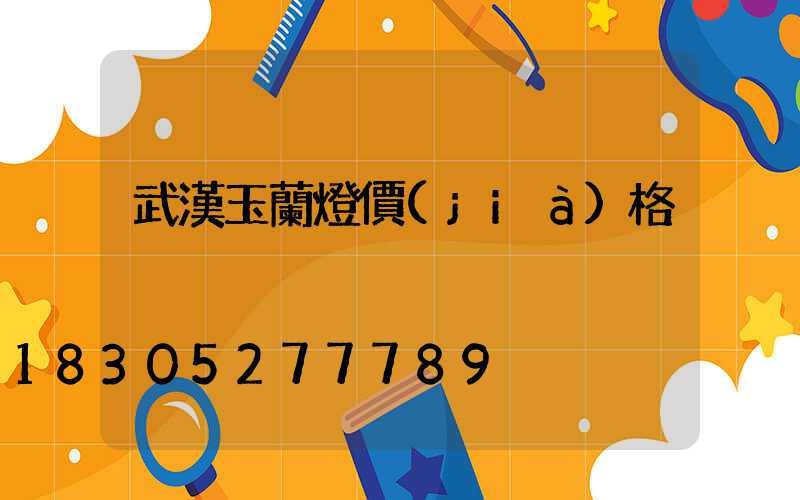 武漢玉蘭燈價(jià)格
