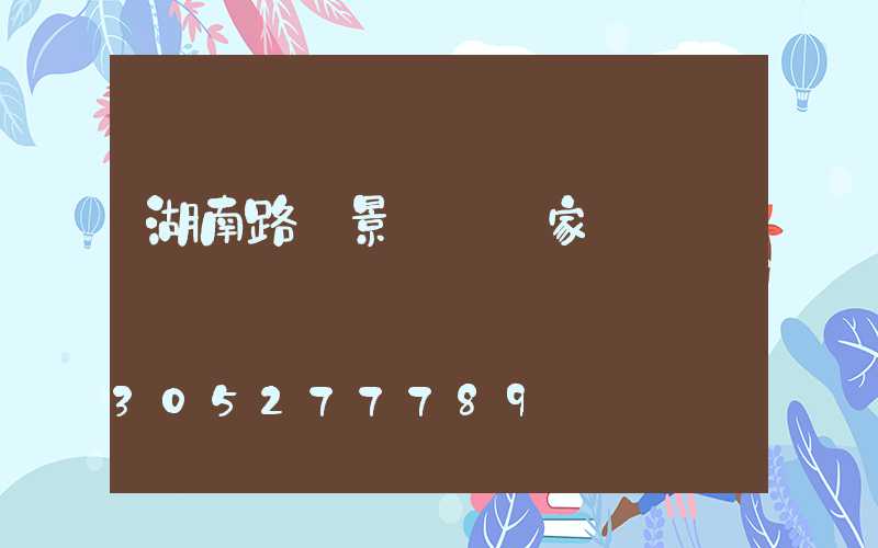 湖南路燈景觀燈廠家