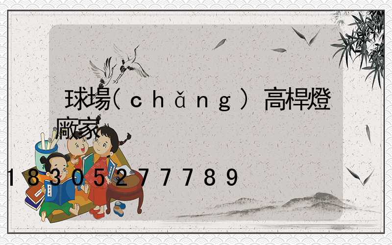 球場(chǎng)高桿燈廠家