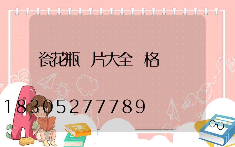 瓷花瓶圖片大全價格