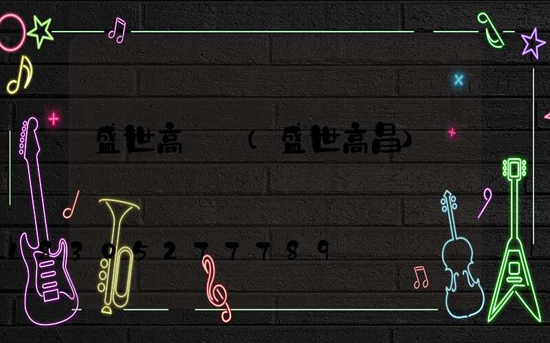 盛世高桿燈(盛世高昌)