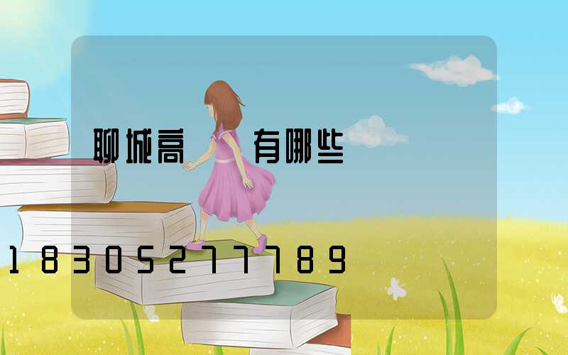 聊城高桿燈有哪些