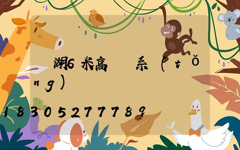 蕪湖6米高桿燈系統(tǒng)