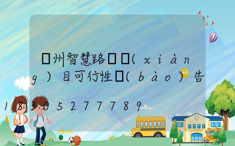 蘭州智慧路燈項(xiàng)目可行性報(bào)告