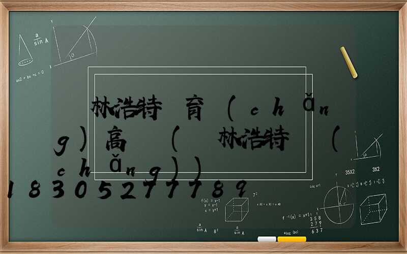 錫林浩特體育場(chǎng)高桿燈(錫林浩特廣場(chǎng))