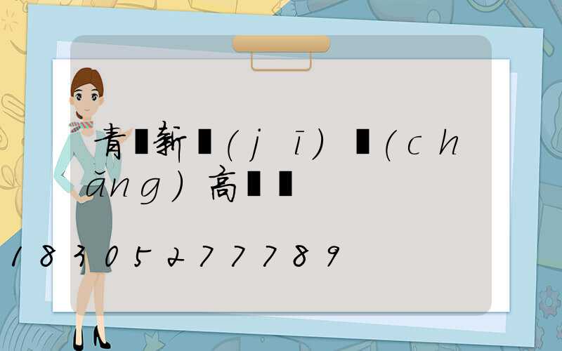 青島新機(jī)場(chǎng)高桿燈