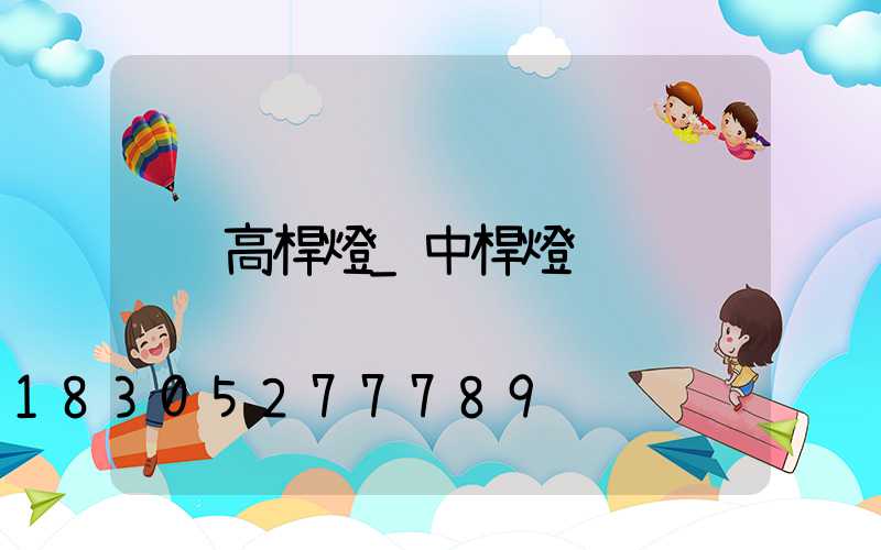 高桿燈_中桿燈