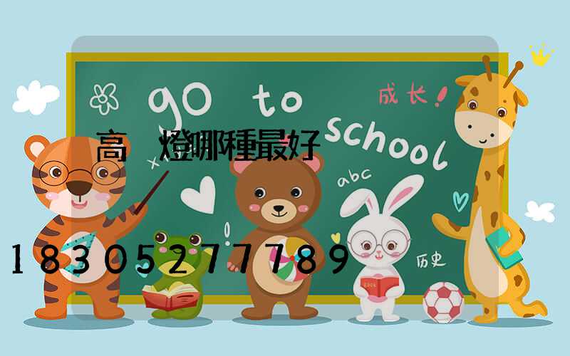 高桿燈哪種最好