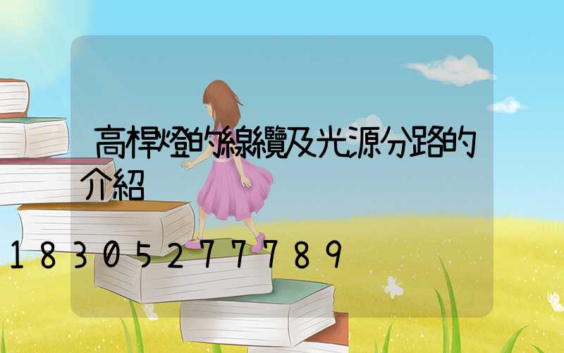 高桿燈的線纜及光源分路的介紹
